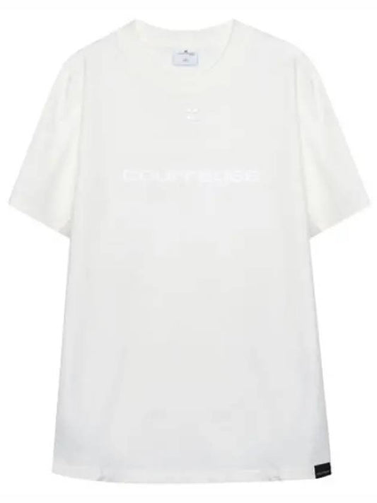 Courr ges Cotton Logo T Shirt Short Sleeve Men s Tee - COURREGES - BALAAN 1