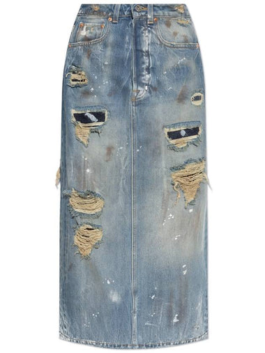 VETEMENTS Jeans Skirt, Women's, Blue - VETEMENTS - BALAAN 1