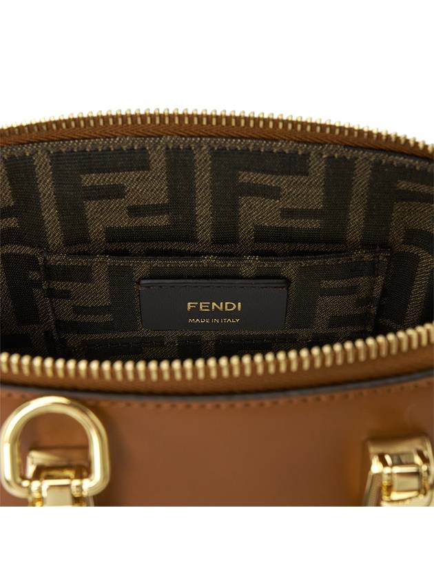 By The Way Small Leather Tote Bag Brown - FENDI - BALAAN 8