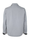 Metropolis Logo Patch Shirt Zip Up Jacket Grey - CP COMPANY - BALAAN 3