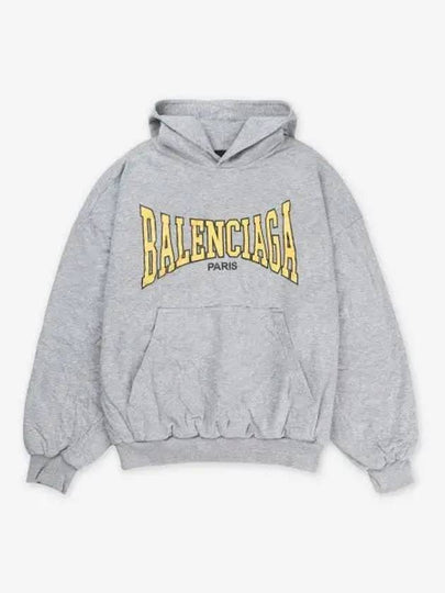 Logo Print Hoodie Blue - BALENCIAGA - BALAAN 2