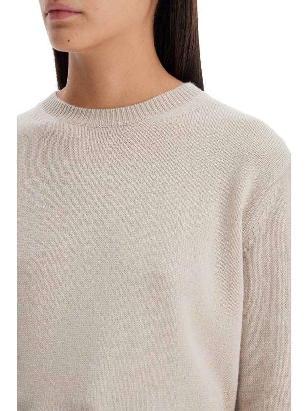 Viglio crew neck long sleeve knit top sand - MAX MARA - BALAAN 5