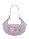 FF Cookie Mini Satin Hobo Shoulder Bag Lilac - FENDI - BALAAN 2