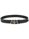 Men's BB Buckle Large Belt Black - BALENCIAGA - BALAAN 9