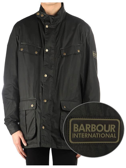 International Duke Wax Jacket Sage - BARBOUR - BALAAN 2