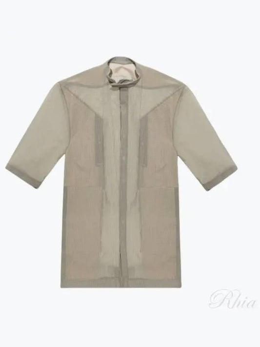 23 ss Pearl Nylon Shirt RR01C4712RG08 B0480211140 - RICK OWENS - BALAAN 2