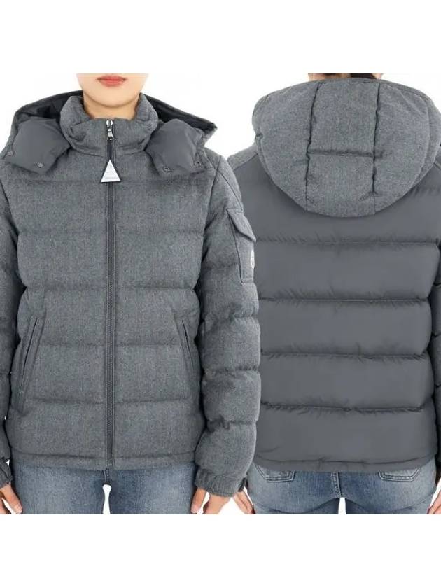 Kids MONTGENEVRE padded jacket gray 1A00073 54272 940 12 14A Adult wearable 271467 1101188 - MONCLER - BALAAN 1