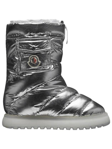 Women's Gaia Pocket Midi Winter Boots Silver - MONCLER - BALAAN 1