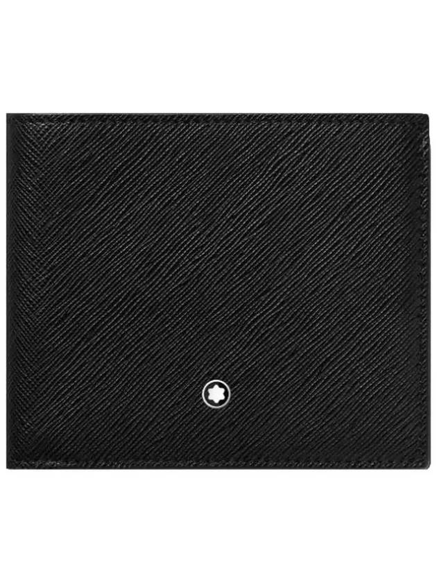 Sartorial 8CC Leather Half Wallet Black - MONTBLANC - BALAAN 4