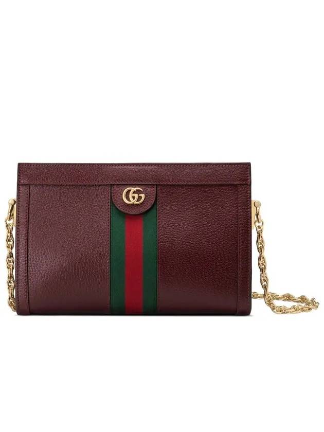 Ophidia Chain Shoulder Bag Burgundy - GUCCI - BALAAN 1