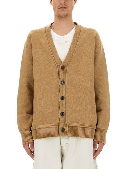 Elbow Patch Cardigan Beige - MAISON MARGIELA - BALAAN 2