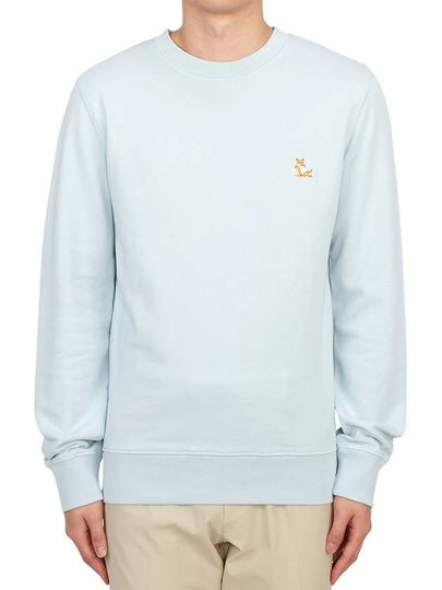 Chillax Patch Regular Sweatshirt Sky Blue - MAISON KITSUNE - BALAAN 2