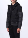 Shell R Blend Goggle Detail Hooded Jacket Black - CP COMPANY - BALAAN 4