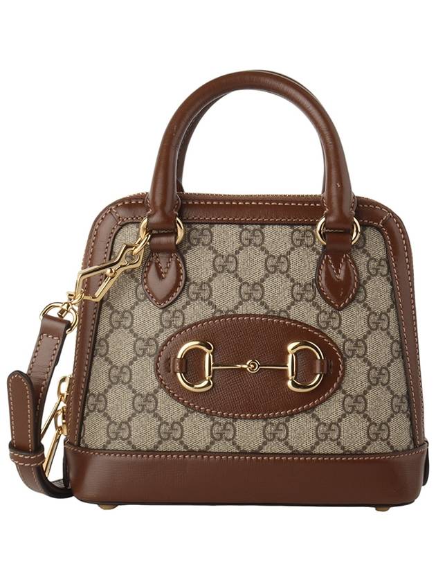 640716 GG Supreme 1955 Horsebit Top Handle Mini Cross Bag34336 - GUCCI - BALAAN 1