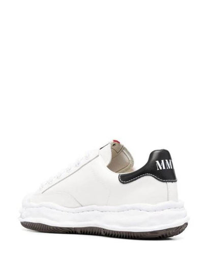 Blakey Logo OG Sole Low Top Sneakers White - MAISON MIHARA YASUHIRO - BALAAN 3