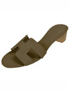 Oasis Epsom Sandals Etoupe - HERMES - BALAAN 2