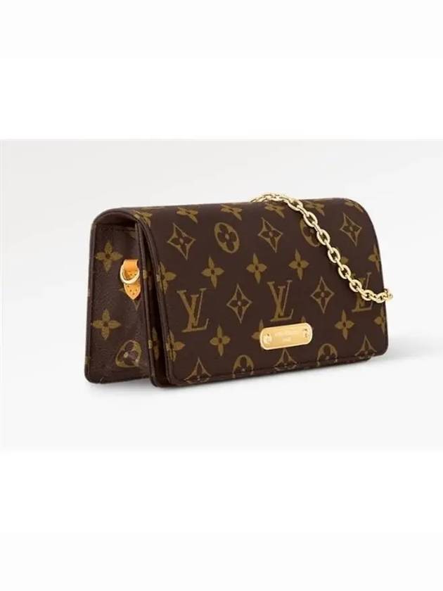 Lily Monogram Chain Shoulder Bag Brown - LOUIS VUITTON - BALAAN 3