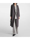 IT36 55 Recommended Max Mara NINA Virgin Wool Coat 002 Gray - S MAX MARA - BALAAN 3