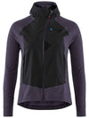 Women's Hugin Zip Up Hoodie Raven Purple Stone - KLATTERMUSEN - BALAAN 2