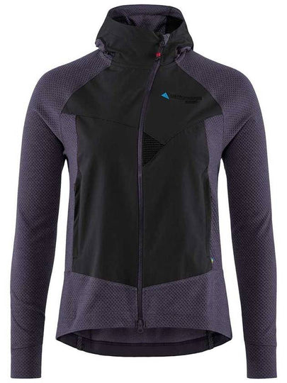 Women's Hugin Zip Up Hoodie Raven Purple Stone - KLATTERMUSEN - BALAAN 2