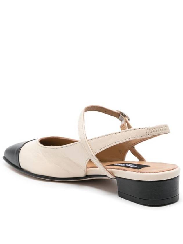 Carel Paris Oceano Two-Tone Leather Slingback Shoes - CAREL - BALAAN 3