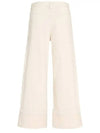 Cotton Wide Pants White - MONCLER - BALAAN 3