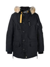 Men's Kodiak KODIAK Fur Padding Parka Black - PARAJUMPERS - BALAAN 3