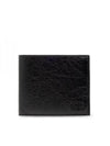 Monaco Square Folded Half Wallet Black - BALENCIAGA - BALAAN 2