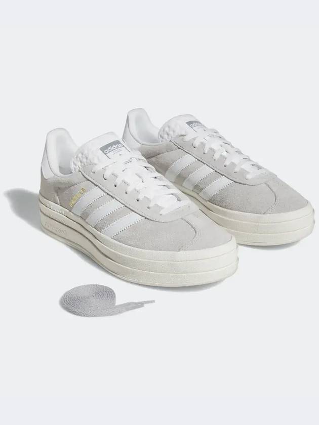 Gazelle Bold Low Top Sneakers Grey - ADIDAS - BALAAN 9