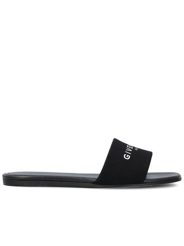 4G Logo Print Slippers Black - GIVENCHY - BALAAN 2