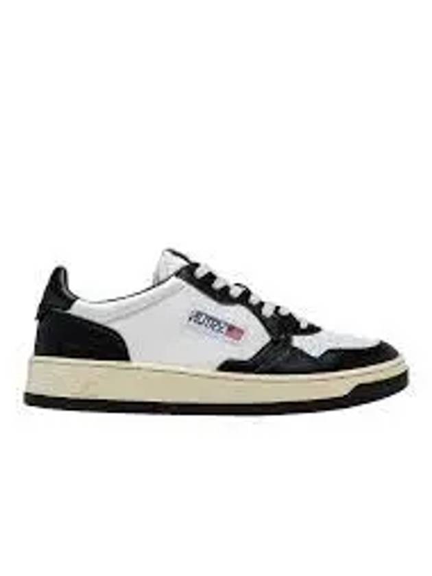 Medalist Leather Low Top Sneakers White Black - AUTRY - BALAAN 2