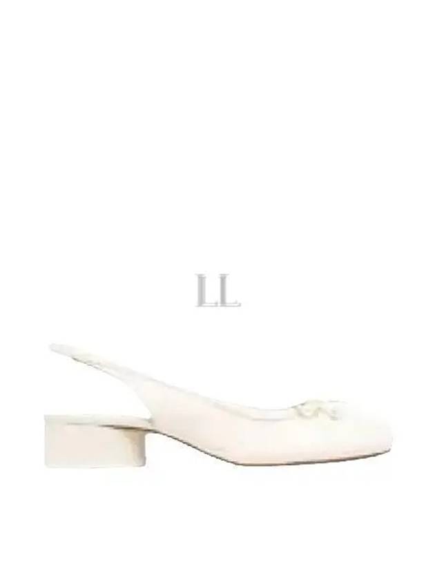 Tabi Painted Slingback Heel White - MAISON MARGIELA - BALAAN 2