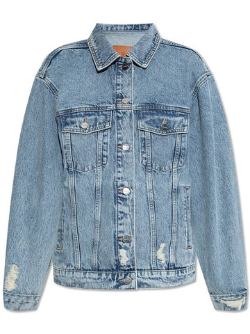 Anine Bing Denim Jacket, Women's, Blue - ANINE BING - BALAAN 1