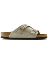 Zurich Suede Slippers Taupe - BIRKENSTOCK - BALAAN 3