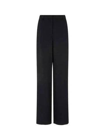 Women's Hidden Hook Stretch Wide Pants Black 270391 - GIORGIO ARMANI - BALAAN 1