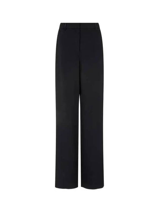 Women's Hidden Hook Stretch Wide Pants Black 270391 - GIORGIO ARMANI - BALAAN 1