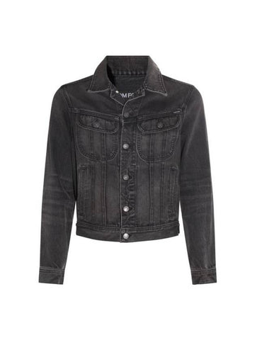 Denim Jacket Black - TOM FORD - BALAAN 1