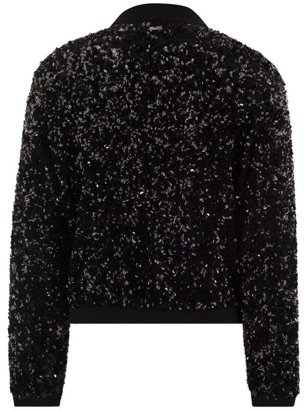 Bomber jacket with sequins - HERNO - BALAAN 2