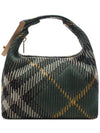 Peg Medium Check Pattern Duffel Bag Green - BURBERRY - BALAAN 3