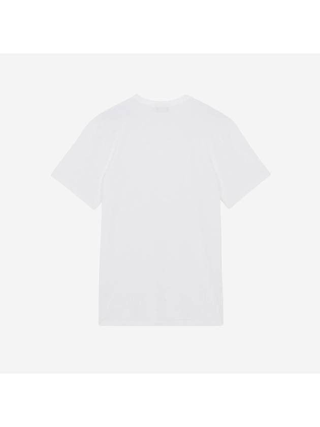 Baby Fox Patch Pocket Short Sleeve T-Shirt White - MAISON KITSUNE - BALAAN 3