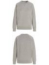 Chillax Fox Patch Classic Sweatshirt Grey Melange - MAISON KITSUNE - BALAAN 5