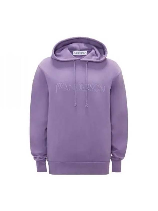 Embroidered Logo Hoodie Purple - JW ANDERSON - BALAAN 2