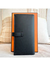 Bean long wallet so black Appsong W engraved - HERMES - BALAAN 3