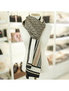 Monogram Stripe Silk Muffler Beige - BURBERRY - BALAAN 2