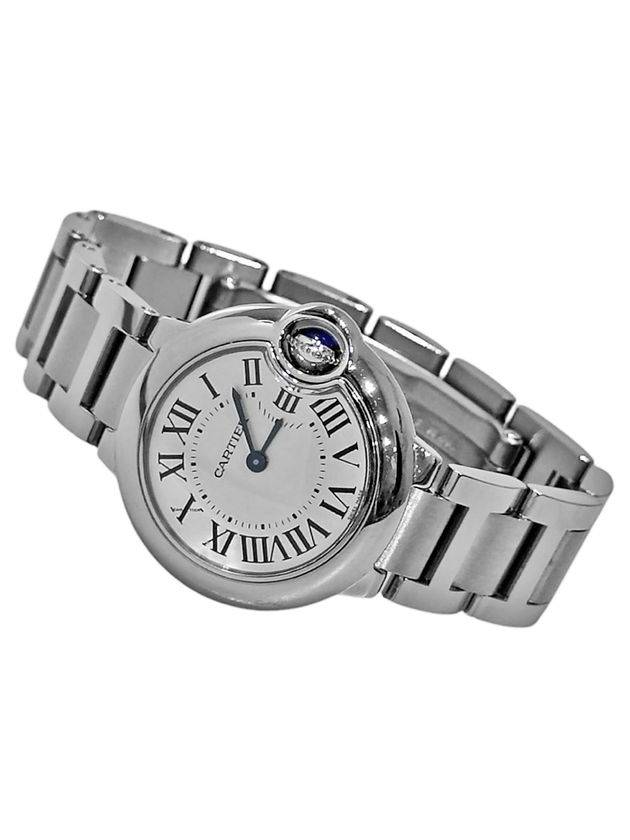 W69010Z4 Ballon Bleu 28MM Quartz Steel Watch - CARTIER - BALAAN 2