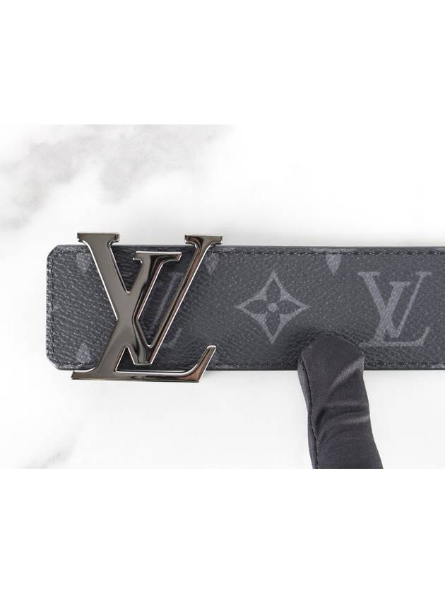 Monogram Eclipse LV silver belt - LOUIS VUITTON - BALAAN 3