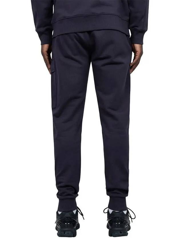 Diagonal Raised Fleece Track Pants Nightshade - CP COMPANY - BALAAN 4