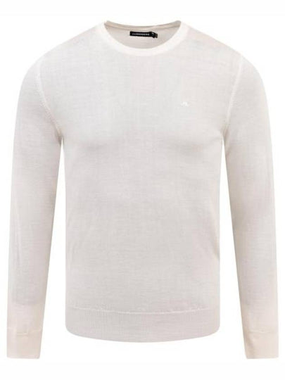 Lyle Light Merino Wool Knit Top Cloud White - J.LINDEBERG - BALAAN 2