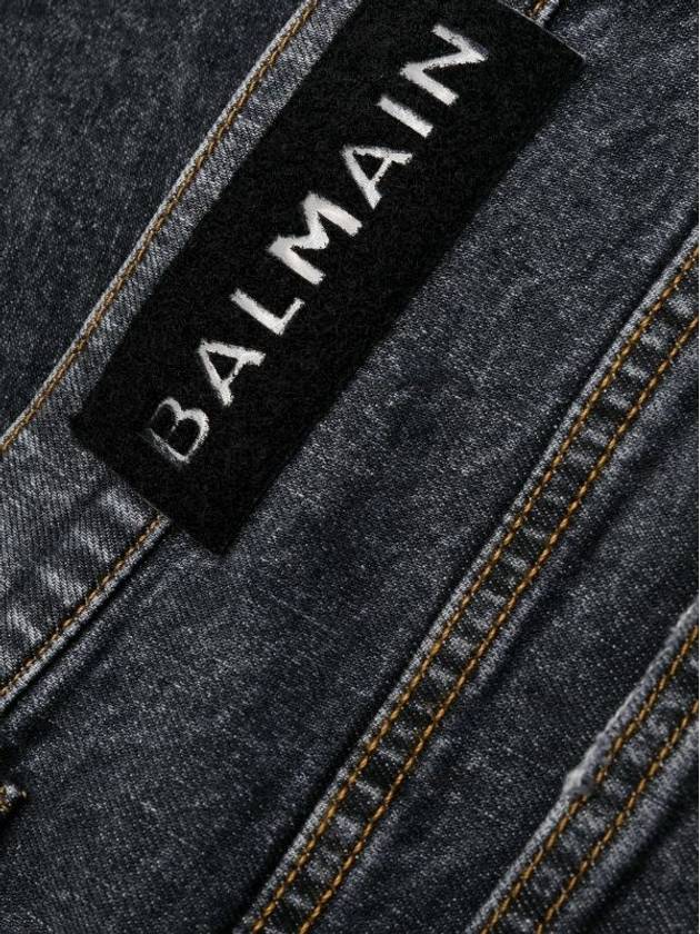 Denim Straight Jeans Blue - BALMAIN - BALAAN 7