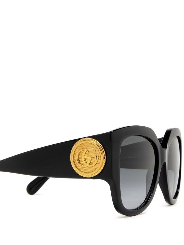 Logo Decorated Square Frame Sunglasses Black - GUCCI - BALAAN 4